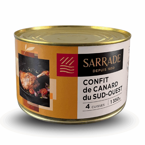 Confit de pato 4 muslos